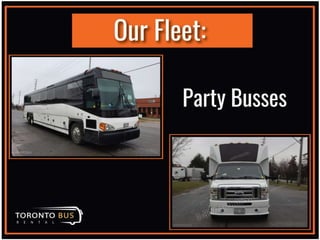 Party Bus Services In Toronto