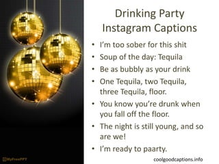 Party Captions For Instagram Funny Party Captions For Instagram