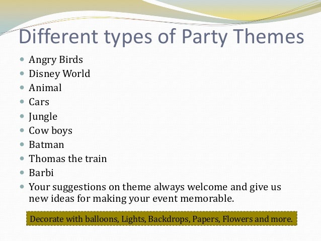 All Occasions Party Decorations Sydney by Yash Party Decor 