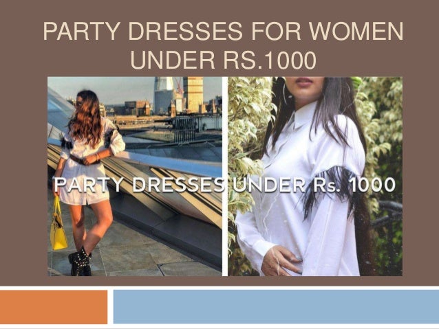 party wear dresses under 1000