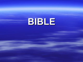BIBLE 