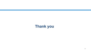 19
Thank you
 