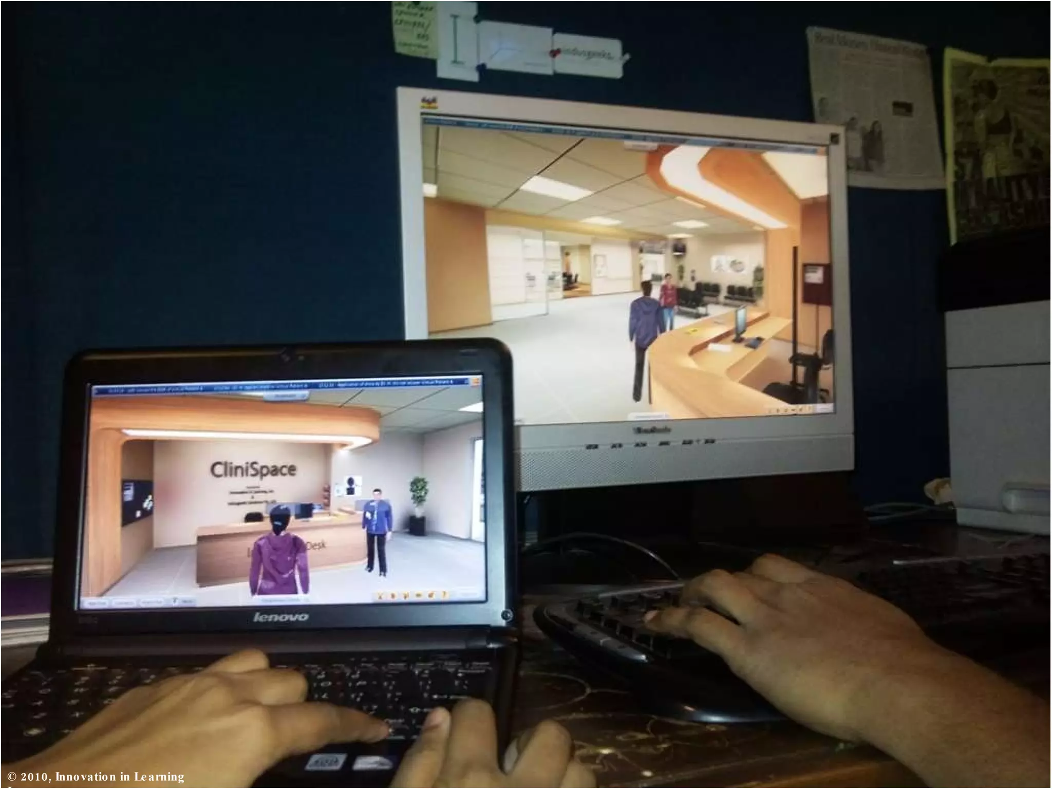 Multi-user, diverse characters, in realistic hospital environment © 2010, Innovation in Learning Inc. 