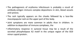 Deposition Rash Parvoviruses | PPTX