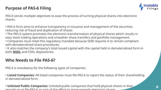 Pas Filing PAS-6 Filing Form: A Comprehensive Guide | PPTX