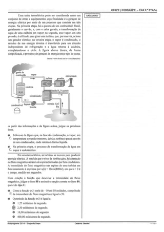 Gabarito PAS 2, subprograma 2014, caderno Bernini