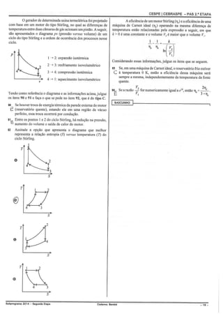 Gabarito PAS 2, subprograma 2014, caderno Bernini