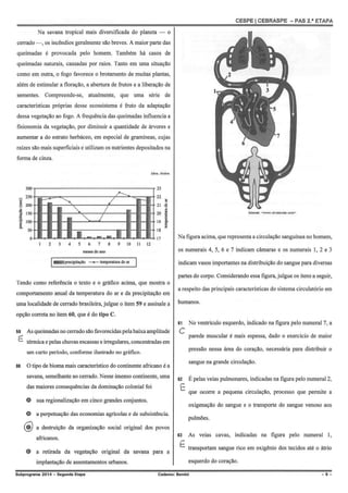Gabarito PAS 2, subprograma 2014, caderno Bernini