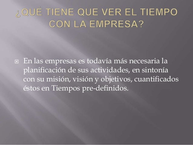 Pasado, presente y futuro