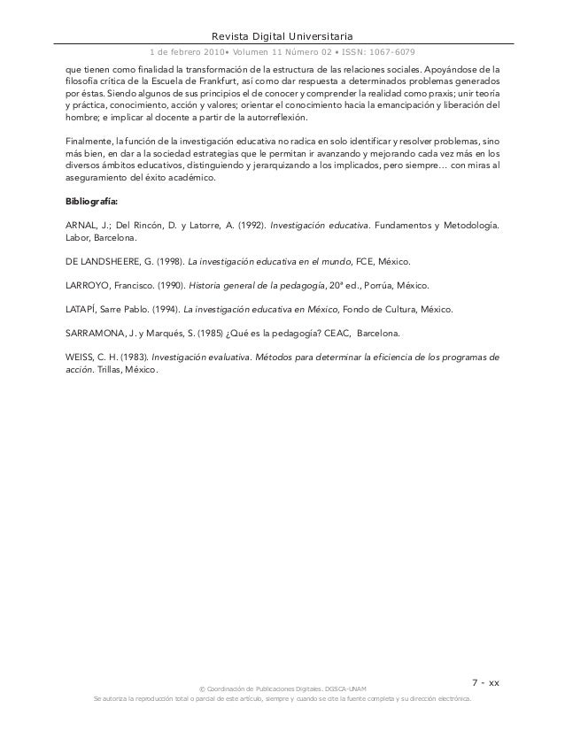 Pasado y presente de la investigacion educativa