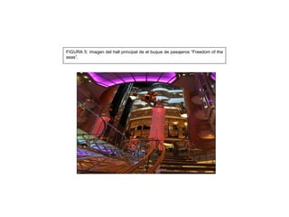FIGURA 5: Imagen del hall principal de el buque de pasajeros “Freedom of the seas”.