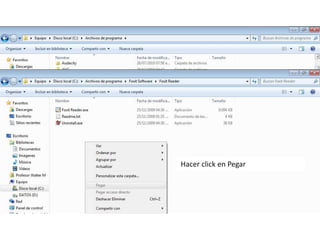 Hacer click en Pegar