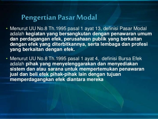 Pasar perdagangan