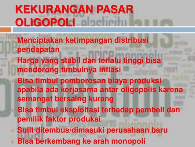Pasar oligopoli
