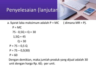 Pasar persaingan sempurna