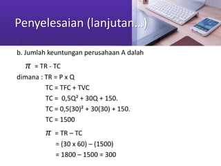 Pasar persaingan sempurna