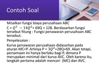 Pasar persaingan sempurna