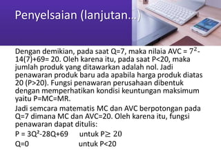 Pasar persaingan sempurna