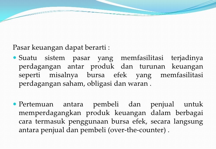 Sistem perdagangan obligasi