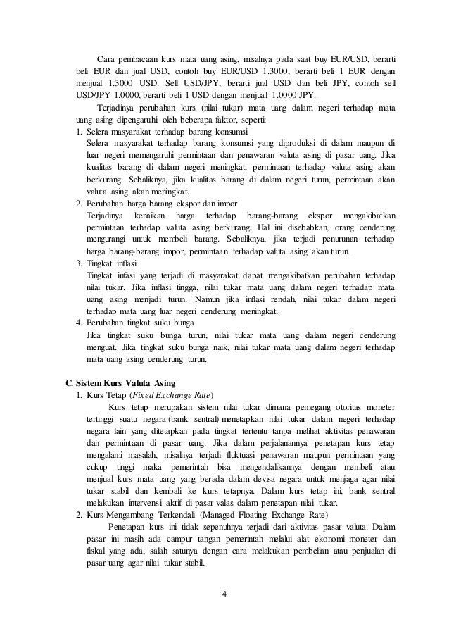 Faktor-faktor yang mempengaruhi pasar valuta asing