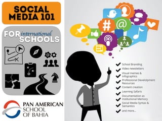 Social
Media 101
forinternational
Schools
 