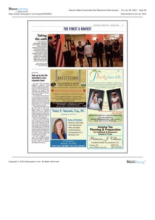 Pascack Valley Community Life (Westwood, New Jersey) · Thu, Jan 28, 2016 · Page A9
https://www.newspapers.com/image/505459623 Downloaded on Jan 29, 2023
Copyright © 2023 Newspapers.com. All Rights Reserved.
 