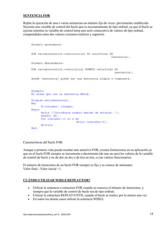 TUTORIAL DE PASCAL | PDF