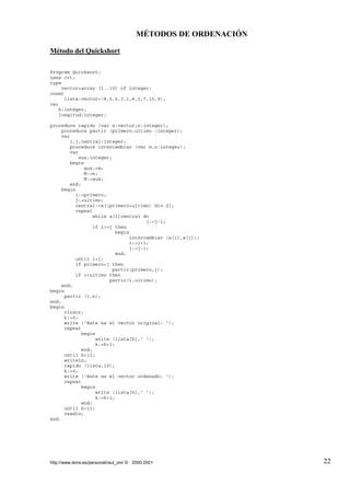 TUTORIAL DE PASCAL | PDF