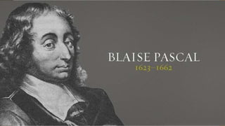Blaise Pascal: Vie et Travail