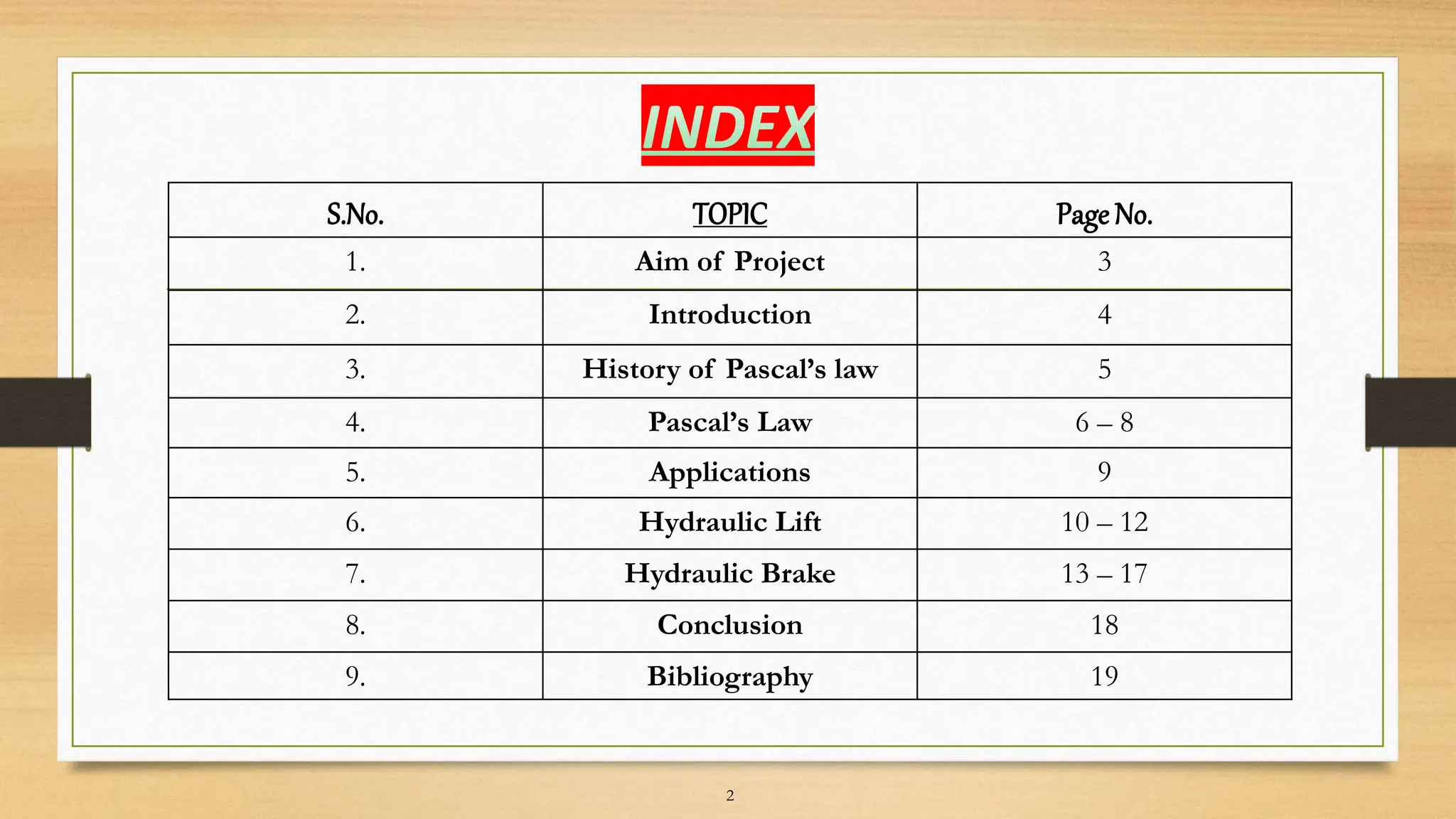 Descriptive Presentation on Pascal's Law (PPT) | PPTX | Physics | Science