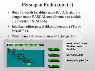 bahasa pemrograman turbo pascal-pertemuan-1 | PPT