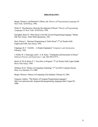 Pascal programming language | PDF