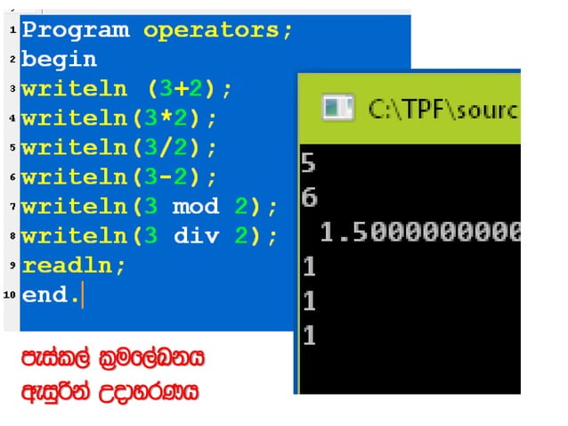 Pascal programming language