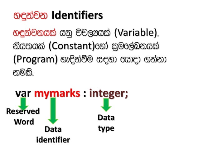 Pascal programming language