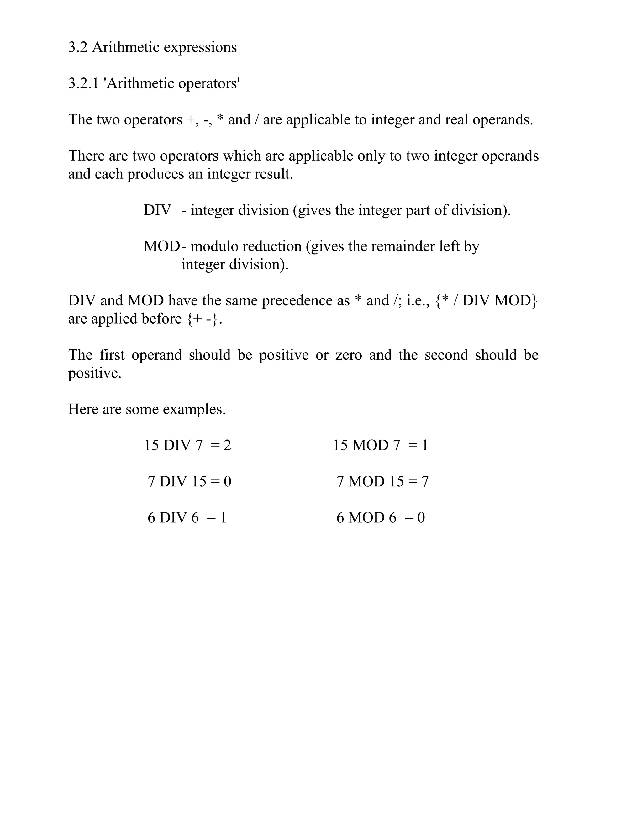 Pascal programming lecture notes | PDF
