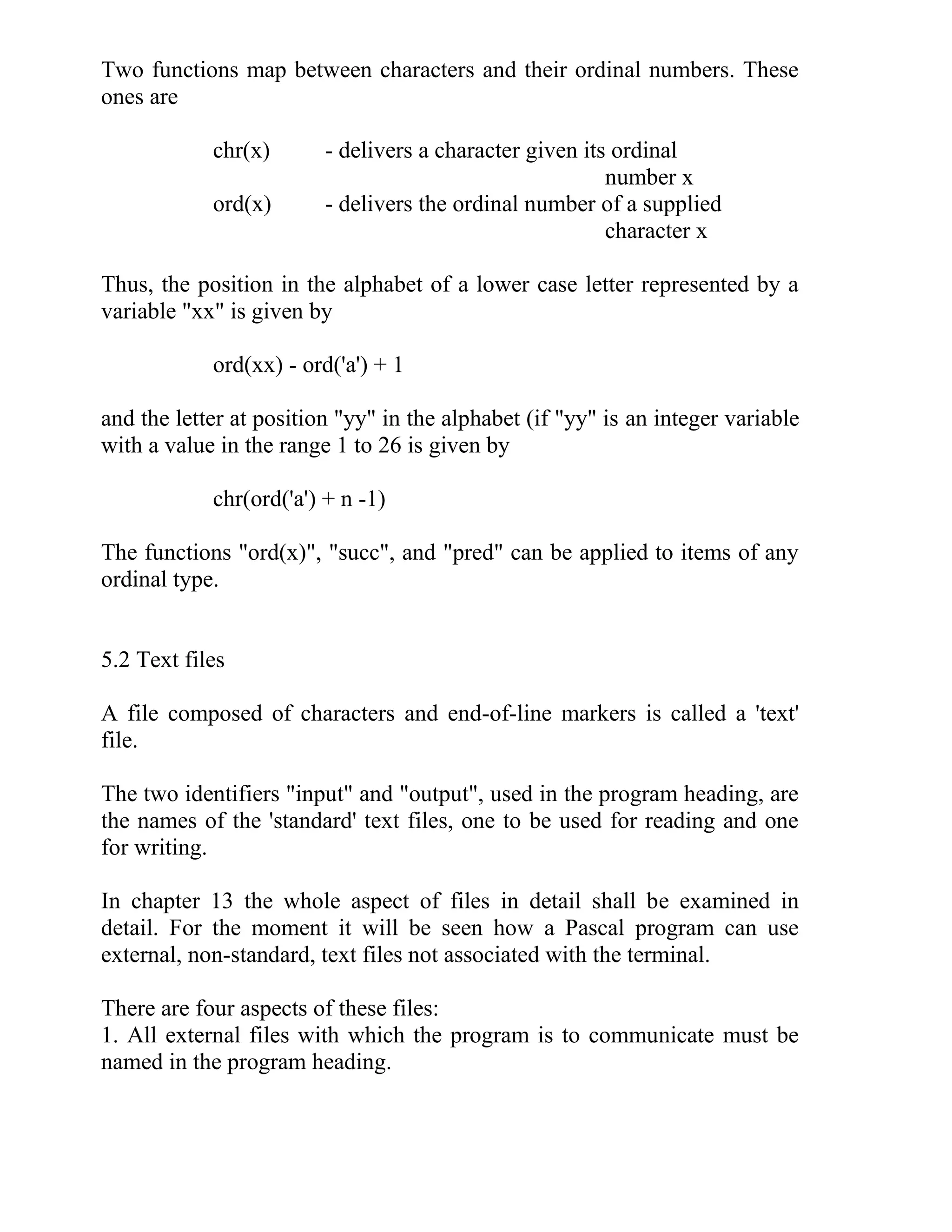 Pascal programming lecture notes | PDF