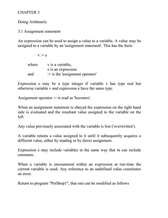 Pascal programming lecture notes | PDF