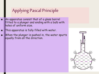 Pascal's principle | PPT