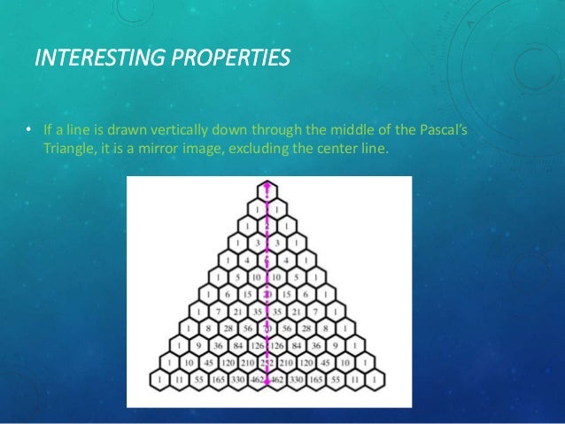 Pascal's triangle