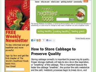 Pascapanen kubis (cabbage postharvest)