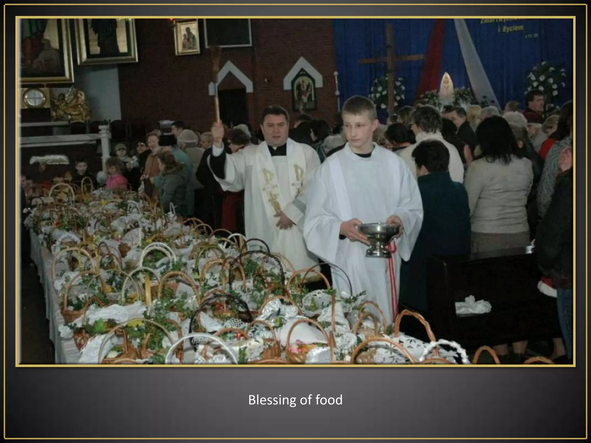 Prostration "lying down cross" of the priest
