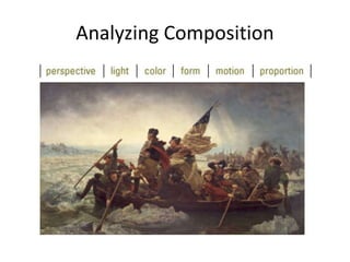 Analyzing Composition
 