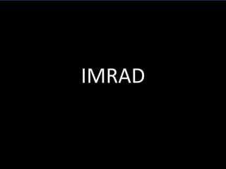 IMRAD
 