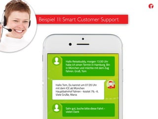 Beispiel 1I: Smart Customer Support
02/36
 