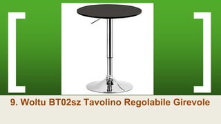 9. Woltu BT02sz Tavolino Regolabile Girevole
 