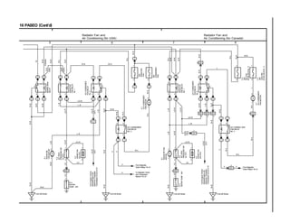 5 6 7 8
16 PASEO (Cont’d)
Radiator Fan and
Air Conditioning (for Canada)
EB
2 2 2
2 22 2 2 2
2 2 2 2 2
1
2
M
2
1
EB
1
1 IC1
LG–R
LG
L–B
LG
L–B
LG–R
L–BW–B
W–BW–B
W–R
W–B
B–R
W–L
W–R
B–R
W
W–B
2
1
L–B
LG–R
ENGINEMAIN
RELAY
RADIATOR
FANRELAY
No.1
A/CCONDENSER
FANRELAY
No.2
LG–RLG
R1
RADIATOR
FANMOTOR
W 3
WATER
TEMP. SW
A2
SHORTPIN
(w/oA/C)
A2
A/CHIGH
PRESSURESW
(w/A/C)
4 3 3 2 3 5
5
2
1 4 1 1 4
2
2
2 2 5 5
5 5
2 2
2 2 5 5 5
5 5
2
1
3
4
1
3
5
4
2
2
1
4
3
1
2
M
1
2
M
2
1
EA1EA1 EA1 6 EA1
1
2
M
IC1
1
4 EA1
6 EB1
1
EB EB
1
2
5
3
22
22
LG–R
LG
2
1
A2
SHORTPIN
(w/oA/C)
A/C CONDENSER
FAN RELAY
NO. 3
RADIATOR
FANRELAY
NO.1
A/CCONDENSER
FANRELAY
No.2
30A
RADIATOR
FAN
30A
CONDENSER
FAN
A1
A/CCONDENSER
FANMOTOR
R1
RADIATORFAN
MOTOR
A2
A/CHIGH
PRESSURESW
(w/A/C)
A/C CONDEN SER
FAN RELAY
NO. 3
A1
A/CCONDENSER
FANMOTOR
F6
30A
RDIFAN
[FUSEBOXNo.1]
F6
30A
CDSFAN
[FUSEBOXNo.1]
FromMagnetic
Clutch Relay<16–3>
EA1
2
FromEngineControl
Module(Engineand
ElectronicControlled
TransmissionECU)<2–4>
W3
WATERTEMP.SW
Front left fenderFront left fender
FromMagnetic
Clutch Relay<16–3>
To Magnetic Clutch
and Compressor
Sensor<16–2>
FromEngineControl
Module(Engineand
ElectronicControlled
TransmissionECU)<2–4>
W–L
B–R
W–L
W–L
P
P
W–B
W–L
L–B
LG–R
LG–R
L–B
W–B
W–B
LW–L
W–L
P
W–B
LG–R
LG–R
W–G
W–B
W–L
LG–R
L–B
LG–R
L
W–L
P P
P
P
B–RB–R
W–B
W–B
W–B
W–B
Front left fender
(A/T)
(A/T)
W–B
Radiator Fan and
Air Conditioning (for USA)
Front left fender
2 3 4 2
1 3
W–B
W–G
L–B
LG–RLGLG
(A/T)
W–L
W–R
W–R
5 3 1
W–G
B–R
LG–R
EB16
(A/T)
LG–R
B–R
B–R
B–R
(USA)
(USA)
(Canada)
L–B
1
B–R
W–R
 