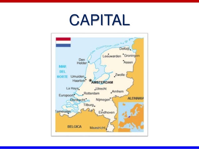 Paises Bajos En El Planisferio : Mapa De Holanda Mapa Fisico Geografico