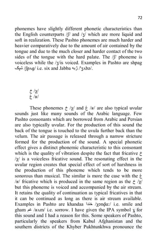 Pashto phonetics | PDF