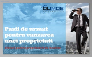 Sfaturi pentru proprietarii de locuinte by OLIMOB PROPERTIES