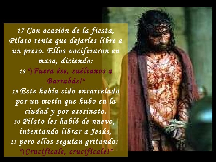 Pasión De Jesús Según San Lucas 22, 14 71;23, 1 56